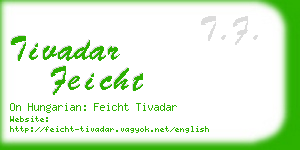 tivadar feicht business card